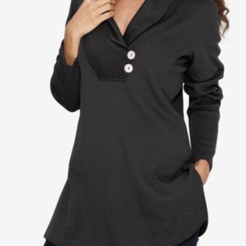 Beautiful Shawl Collared Tunic - Picture 2 of 4